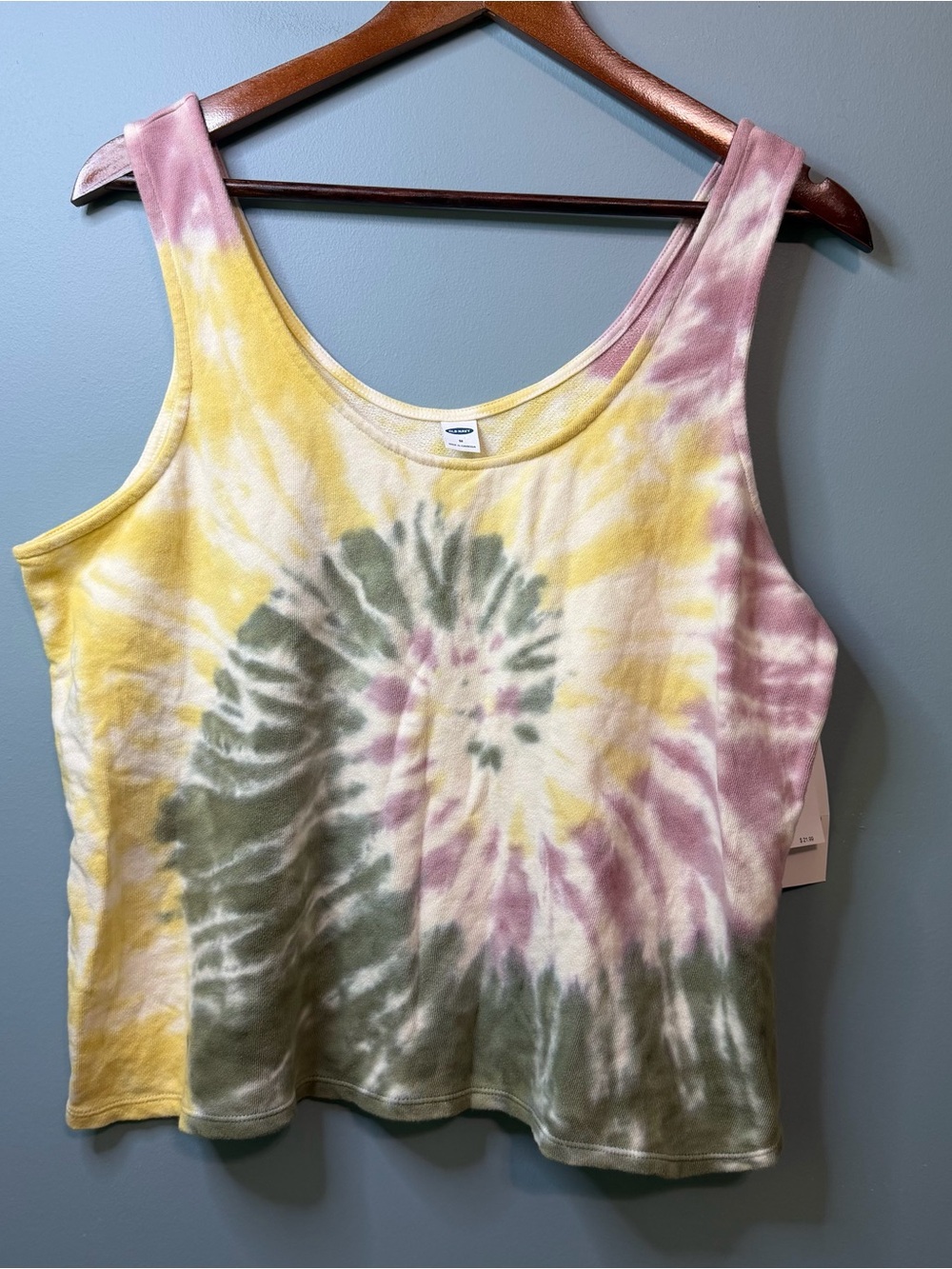 Old Navy Tie-Dye Lightweight Sweatshirt Tank Top. NWT. Women’s Medium - Picture 2 of 11